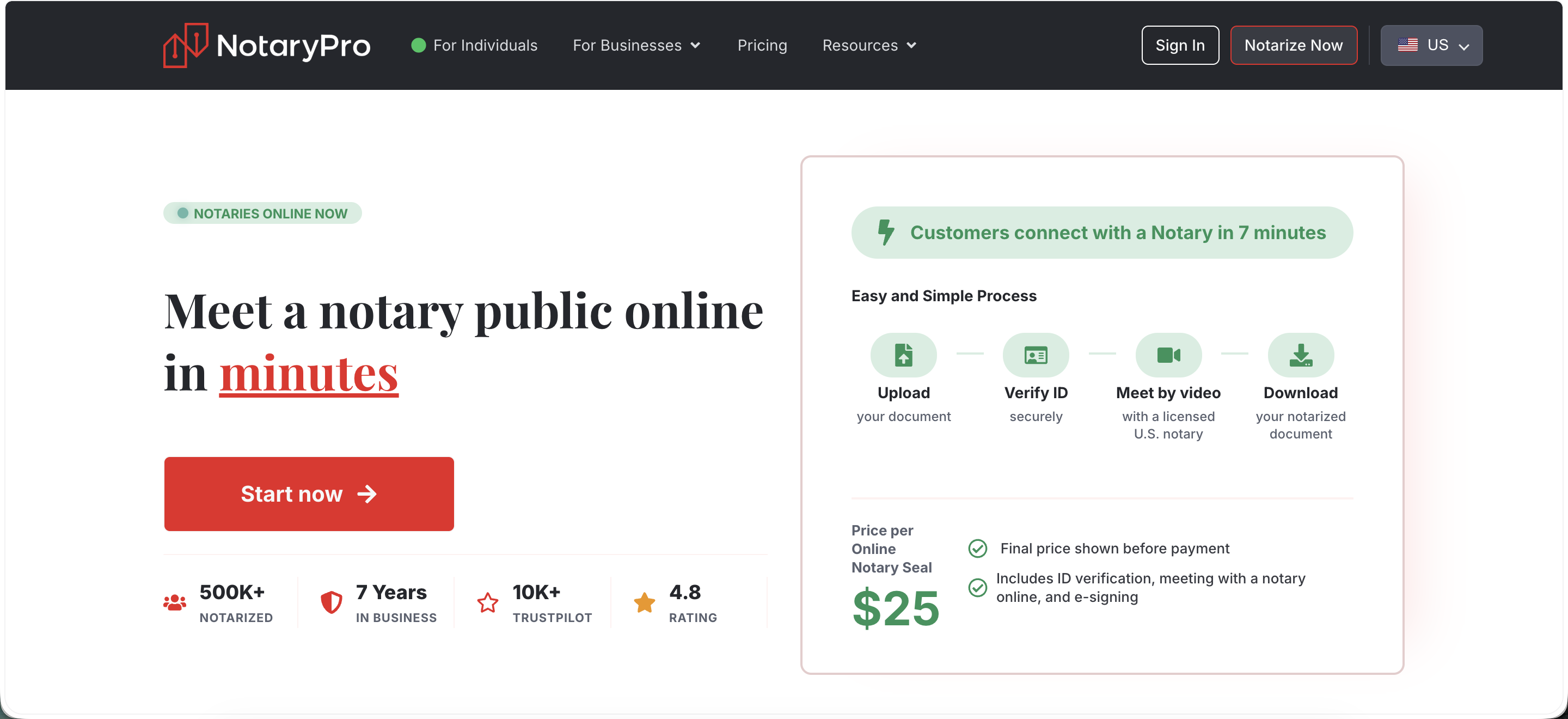 Homepage hero, redesigned: 
